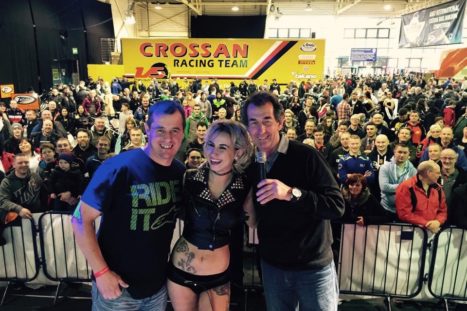 John McGuinness & Steve Parrish on stage